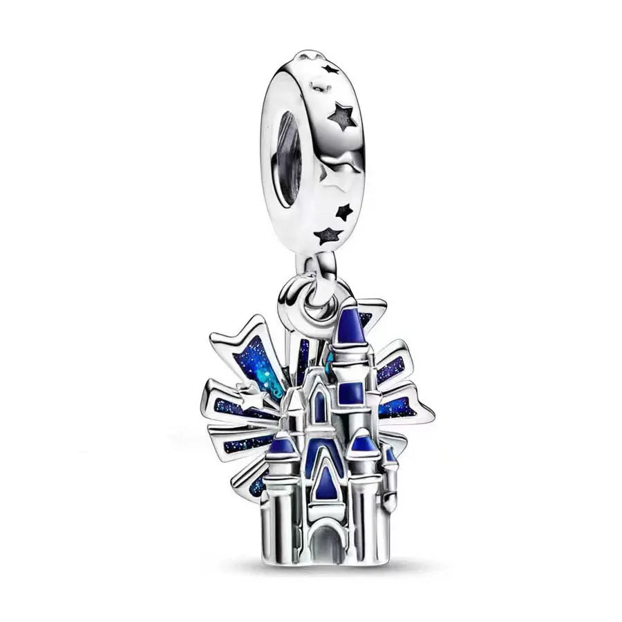 100% 925 sterling silver Disney 100th anniversary charm beads suitable for original DlY bracelet, women's fashion gift