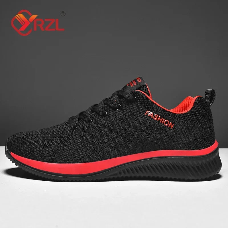 YRZL Sneakers Men Running Shoes Lightweight Sport Shoes Classical Mesh Breathable Casual Shoes Fashion Man Sneakers.