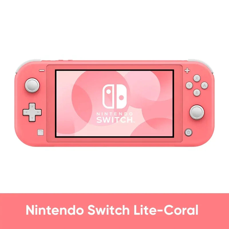 Nintendo Switch Lite Handheld Game Console Lightweight and Portable Built in Joy Con Controller Multiple Color Option.
