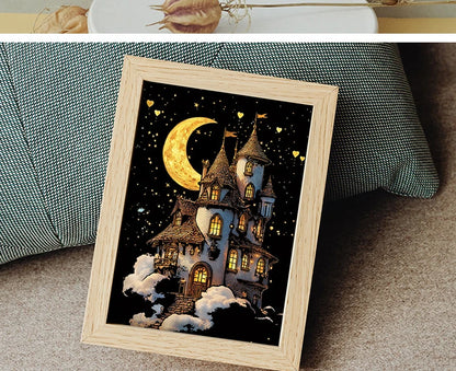 4PCS Glow in Dark Scratch Paper Animals Cards Magic Painting Art with Stylus Stress Relief Drawing Toy DIY Craft Kids Adult Gift.