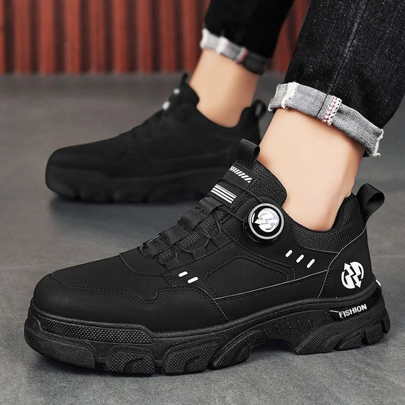 Summer Mens Casual Shoes Leather Men's Sneakers Comfortable Soft Male Wark Board Shoes Platform Shoe for Men Кроссовки Мужские.