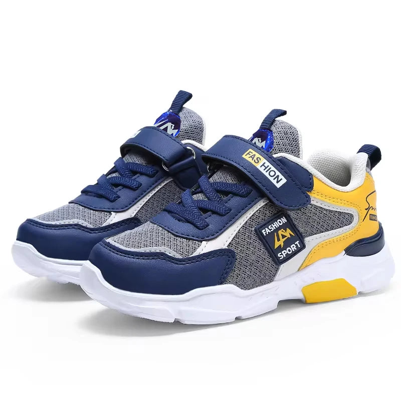 Children Sport Shoes Boys Fashion Mesh Breathable Casual Sneakers Lightweight Running Shoes Comfort.