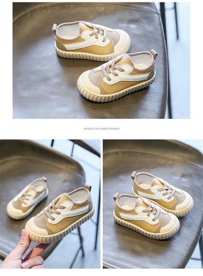 Kids Casual Shoes Boys Sneakers Girls Canvas Shoes Fashion Classic Breathable Soft Spring Autumn 2023 Brand New Children Shoes.