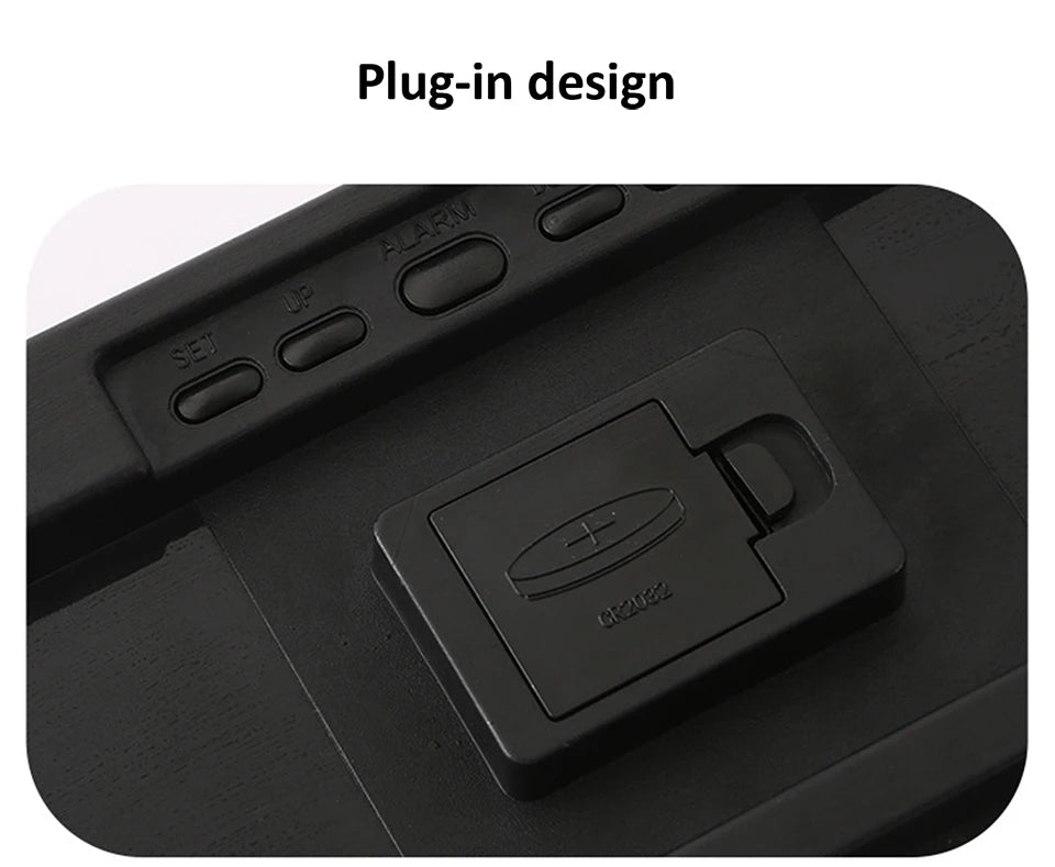 13 Zoll Pixel Digital Wanduhr Timer Positiv/Countdown/Stoppuhr Tischuhr mit Fernbedienung 12/24 Stunden LED Elektronische Uhren