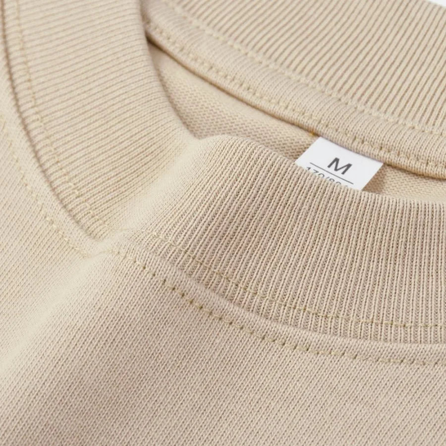 400gsm High Qualtity Oversized Heavy Weight T-shirt for Men Short Sleeve Tee Cotton Solid Color Trend Leisure Streetwear Large.