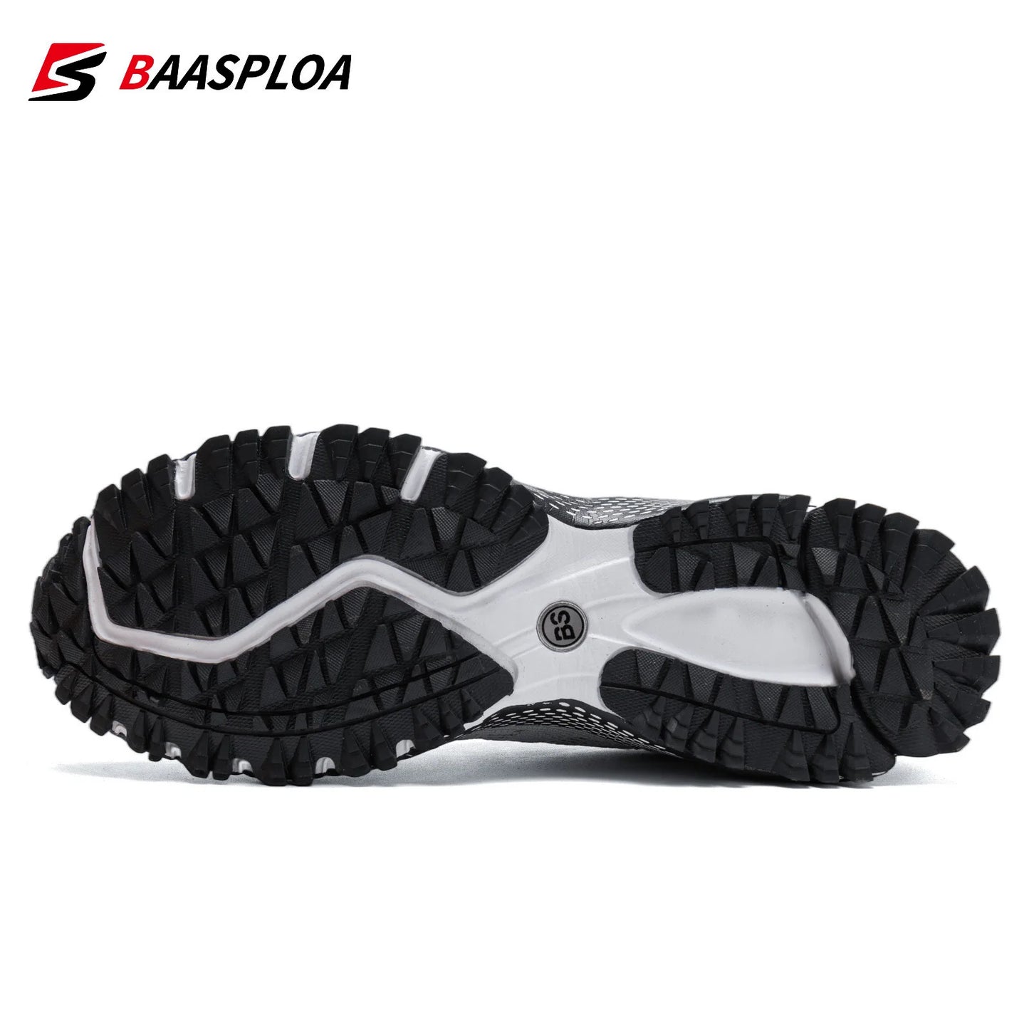 Men's Running Shoes Baasploa Male Sneakers Shoes Breathable Mesh Outdoor Grass Walking Gym Shoes For Men Plus Size 41-50.