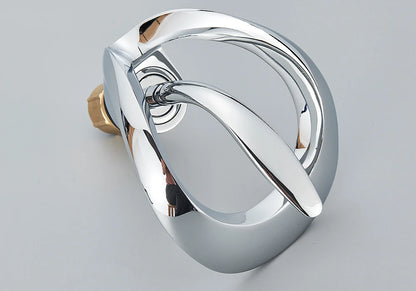 Rozin Luxury Black Basin Faucet Grey Bathroom Waterfall Mixer Tap Brass Deck Mount Modern Style Hot Cold Water Sink Mixer Crane