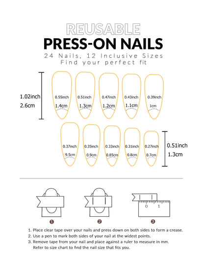 24pcs Medium Square White French Fake nails， Bow on nails Detachable And Reusable Jelly Glue 1pc Cuticle Pusher.