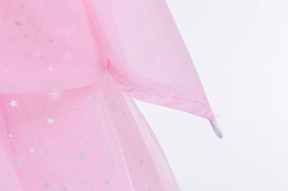 Baby Mädchen elegante Einhorn Blumen Grafik druck Mesh Kleid Kleid Kleidung für Leistung Party Geschenk Mädchen Frühling/Sommer