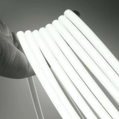 220V Dimmable COB LED Neon Strip Light Dimmer Switch Plug Kit Waterproof 288 LED Flex Tube Lamp Hight Bright Warm/Natural White.