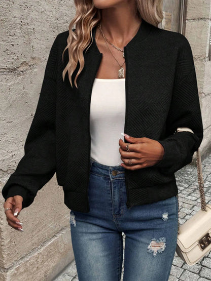 2024 Herbst grenzüberschreitend Europa und Amerika eBay Außenhandel Damenbekleidung neue Mode Reißverschluss Baseballjacke Jacke für Wo