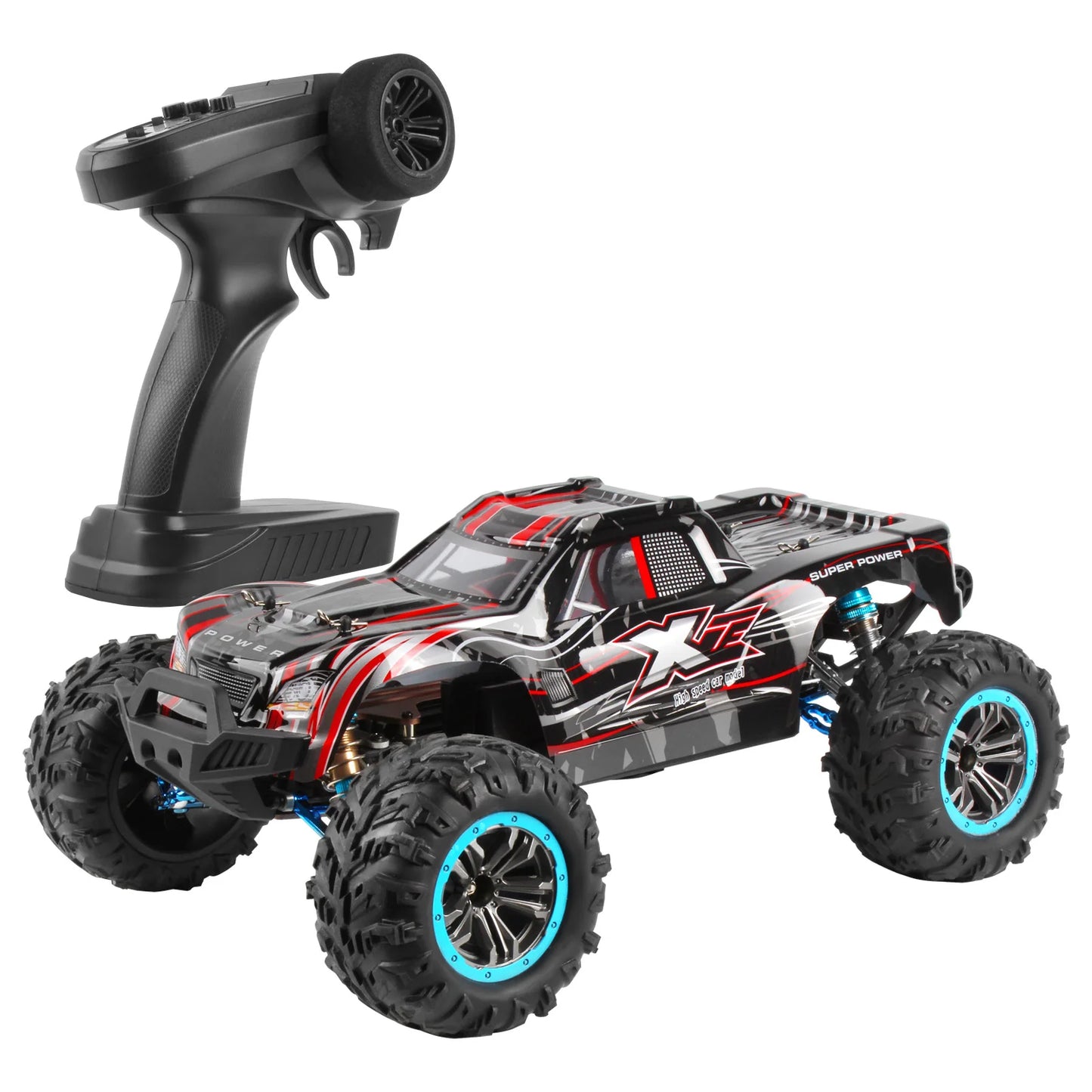 WLtoys  F21A 1:10 80KM/H RC Car 4WD 2.4G Metal Undercarriage Brushless Motor Remote Control High Speed Drift Monster Truck Toy