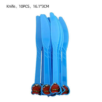 Neue Ninja Geburtstag Dekoration Supplie Ballon Geschirr Cartoon Banner Hintergrund Kuchen Dekoration Party Supplie Baby Dusche geschenk