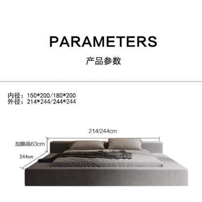 Rahmen Queen-Size-Betten Doppel Ästhetisch Schlafen King Bett Basis Kinder Cama De Lujo Para Dormitorio Möbel Dekoration