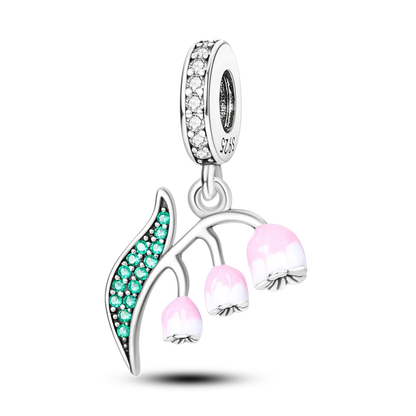 Flowers Series 925 Sterling Silver Sunflowers Tulip Carnation Charms Fit Original Bracelet  For Women Jewelry Making