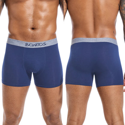 4 stücke Mann Unterwäsche Baumwolle Boxer Shorts Sexy Unterhosen Slip Herren Boxershorts männer Höschen Pack Marke