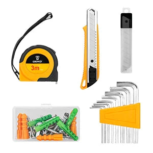 DEKO 126 Stück Elektrowerkzeug-Kombi-Sets, 10 mm, 3/8 Zoll Schnellspannbohrfutter, mit 8 V Akku-Bohrschrauber, professionelle Heim- und Haushalts-DIY-Handwerkzeug-Sets