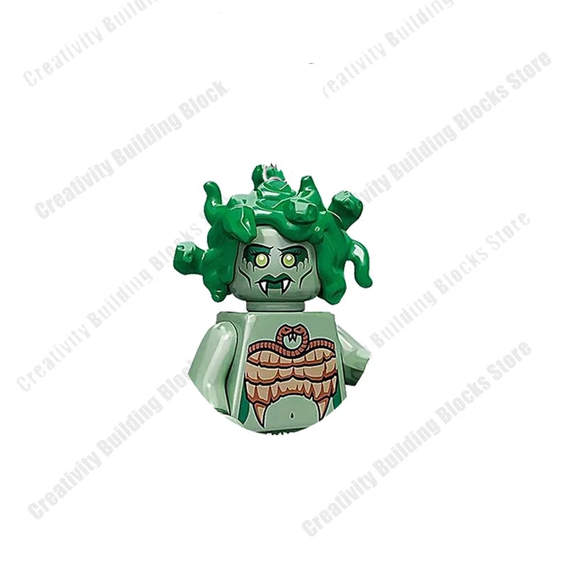 New Hot Series Gray Shark Boy Girls 3D Model DIY Building Bload Toys Classic Movie Children's Toys Gifts