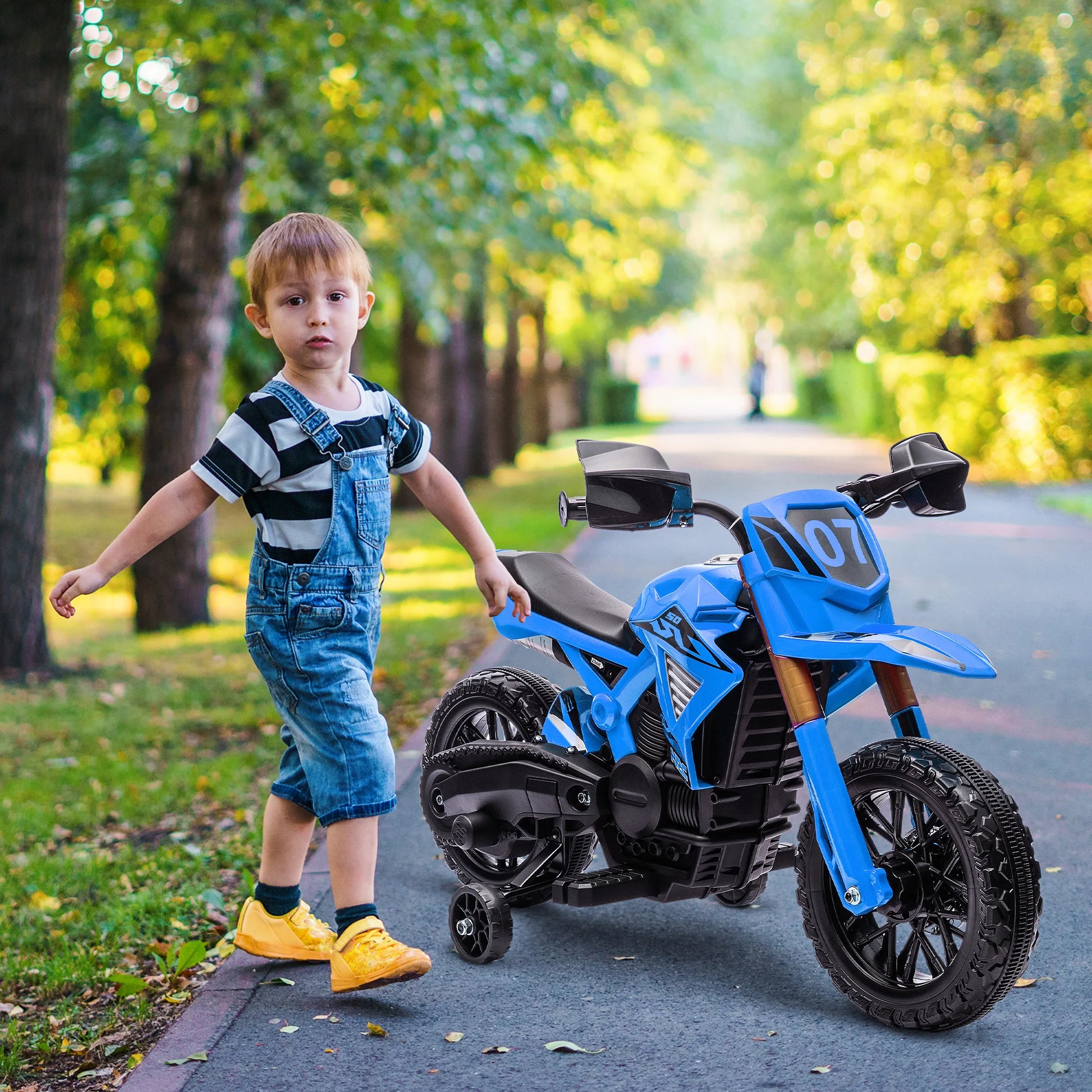 Aiyaplay Electric Motorcycle for Children +3 Years Load 30 kg.