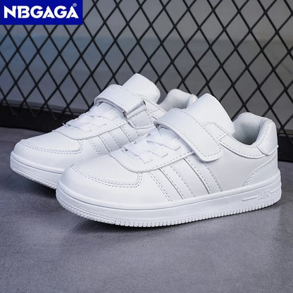 Boy Kids Sneakers White Shoes for Girls Sport Tenis Casual Children School Walking Running Shoes Non Slip Size 28-39.