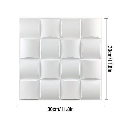 30x30cm 3D Wall Panel Geometric solid 3d Stone brick Living Room TV Background Decal Tile Mold 3D wall sticker bathroom kitchen