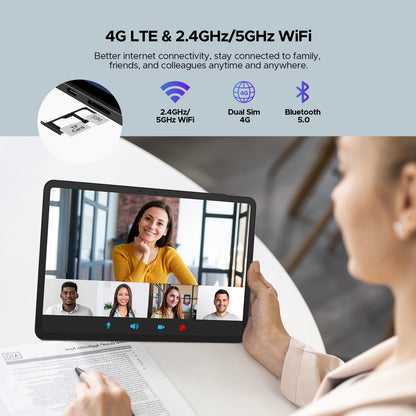 DOOGEE T40 Android Tablet 14 11 ''IPS 2.5K 8GB RAM 512GB ROM Helio G99 8580mAh 18W Charge Face Unlock 7.6mm ultra-thin Tablet.