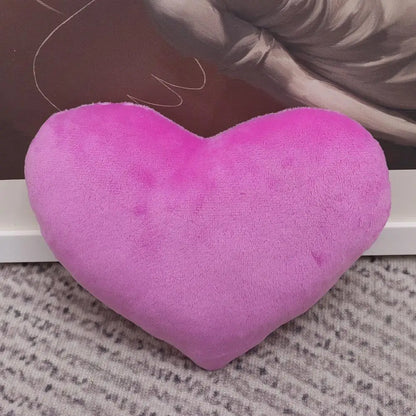 PP cotton Soft Pillow Comfortable Heart Plush Pillow Red Color Pink Color Stuffed Pillow Heart Shape Home Decorative