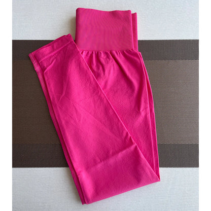 TKITK Solid Leggings Women Seamless Sports  Scrunch Bum Tights cycling shark pants Yoga shorts Gym navigation nv Workout wear