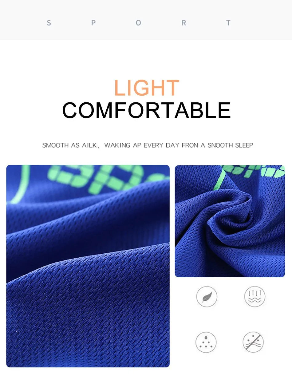 Children Clothing Set Kids Short Sleeved Summer Outfit Quick Drying Football Set Boy Girl Sport Wear Soft Breathable 1-12 Years.