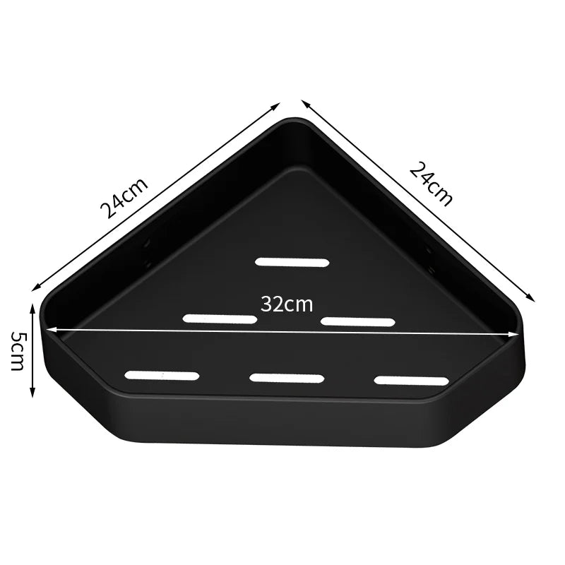 Badezimmerregal Badezimmer Make-up Shampoo Organizer Aluminium Badezimmer Organizer Duschregal Badezimmerzubehör