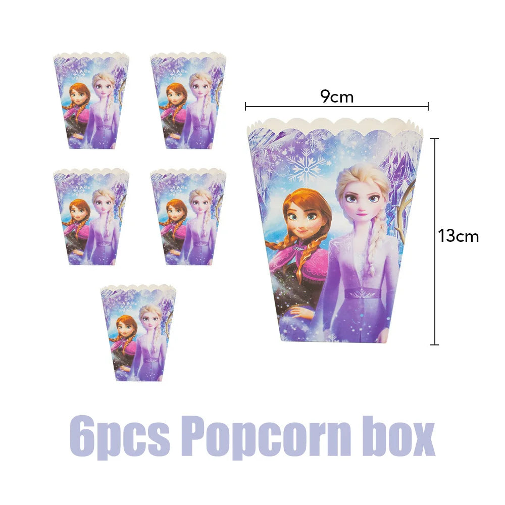 Disney gefroren Geburtstag Dekorationen Mädchen Papier Geschirr Teller Servietten Tassen Schnee königin Geburtstag Deko Hintergrund Luftballons Lieferungen