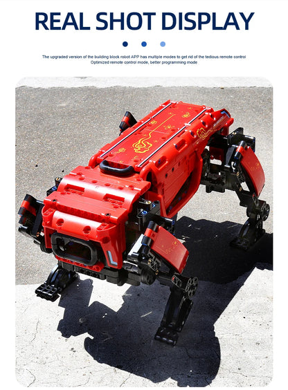 MOULD KING 15066 15067 Technical Toys The APP&RC Motorized Boston Dynamics Big Dog Set Assembly AlphaDog Building Blocks Bricks