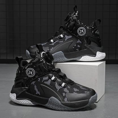 Kids Basketball Shoes Boys Sneakers Non-slip Child Trainer Basket Shoes Outdoor Children Sport Shoes.