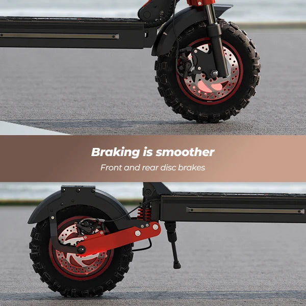 ISCOOTER IX5S Electric Scooter for Adults 1000W Motor E-Scooter 48V15AH Battery 11 Inch Off Road Tire Electric Off Road Scooter.