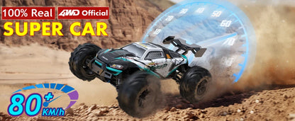 4WD Remote Control Car Off Road 4x4 RC High Speed Buggy Truck Super Brushless 50 or 80KM/H Fast Drift Racing Toy Kids Adults.