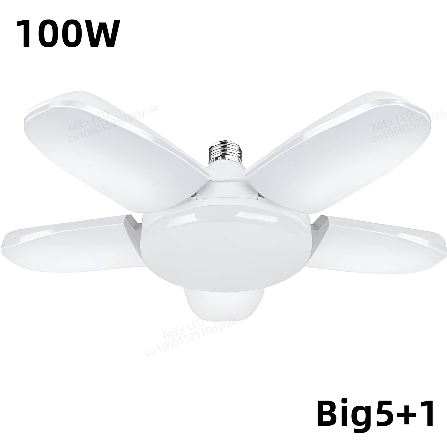 60W 100W E27 Led-lampe Fan Blade Timing Lampe 220V 110V Faltbare Led Industrielle Glühbirne Lampe für Home Decke Licht Garage Licht