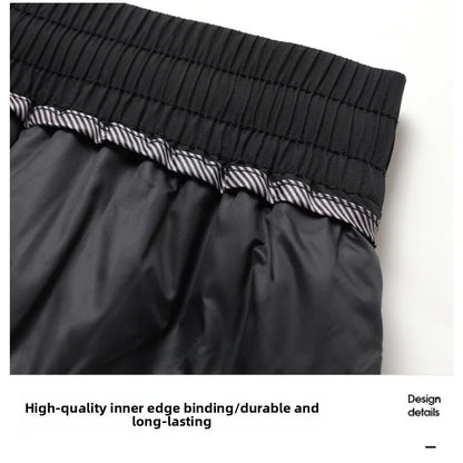 CHUJIE Men's autumn and winter new down jacket pants, men's mountain outdoor work pants, graphene heating thickened warm pants.