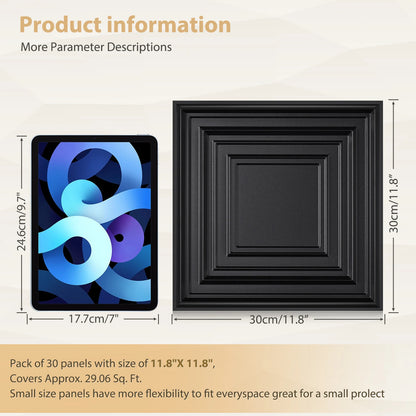 KUUJOJO 3D textured wall panel for indoor wall decoration, suitable for living room, hall, bedroom, hotel, office, send tape