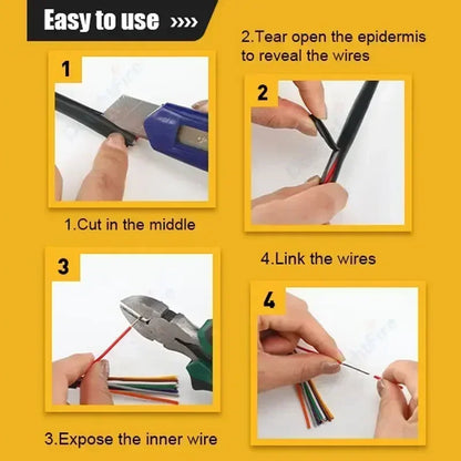 Sheathed Cable 2 3 4 5 6 7 8 Core Electrical Wire 28 26 24 22 20 18 AWG Electronic Audio Wires For Automotive Speakers LED Light.