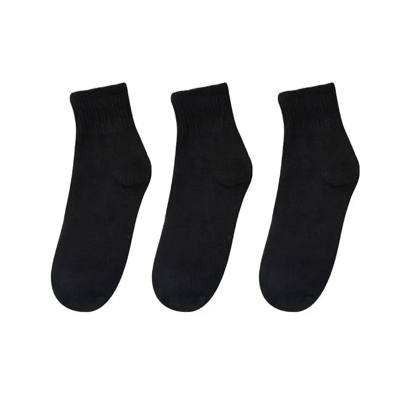 10/5/3MEN'S Mid-calf Socks Cotton Socks for All Seasons, Solid Colour and Versatile.