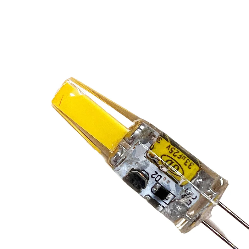 10 Teile/paket Dimmbare Mini G4 LED COB Lampe 6W Birne AC DC 12V 220V Kerze Lichter ersetzen 30W 40W Halogen für Kronleuchter Scheinwerfer.