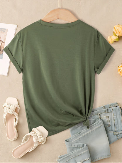 I Tried To Be Normal Once Print Damen T-Shirts Mehrfarbig Modal Kurzarm Trendige Sportkleidung Lässige Hip-Hop-Kleidung