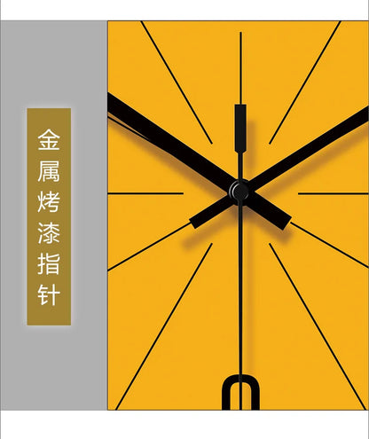 2025 Nordic Einfache Wanduhren Kreative Persönlichkeit Moderne Wanduhr Stumm Hause Schlafzimmer Restaurant Wohnzimmer Dekoration Uhr