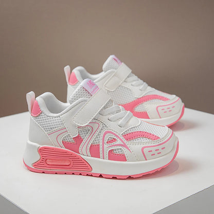 Autumn Children's Sport Shoes PU Leather Teenager Kid's Sneakers Anti-slippery Trend Fashion Girl's Sneakers Boy Running Shoes.