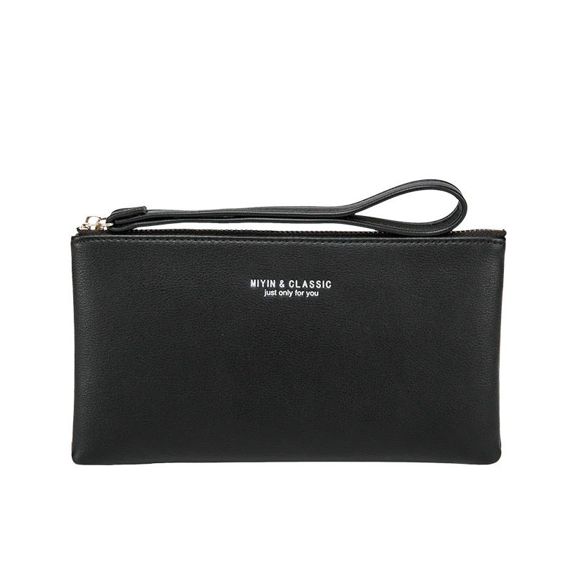 MIYIN Women's Purse long ultra-thin credit card bag minimalist zero purse thin large capacity zipper hold bag handbag purse girl