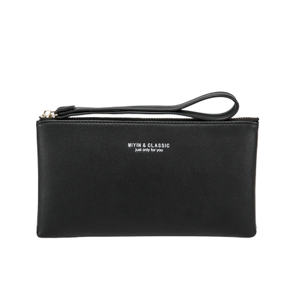 MIYIN Women's Purse long ultra-thin credit card bag minimalist zero purse thin large capacity zipper hold bag handbag purse girl