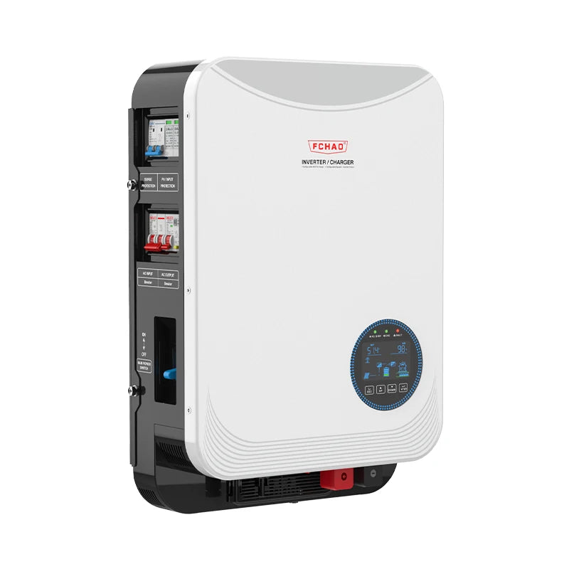 FCHAO sine wave inverter WiFi APP remote control solar photovoltaic hybrid 24V48V off-grid MPPT high power 6.2KW energy-saving.