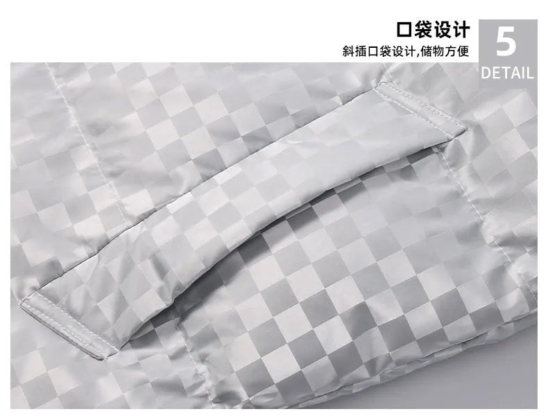 Supzoom New Arrival Casual Mens Winter Trendy Hooded Bread Couple Bright Face Starry Thickened Coat Cotton-padded Jackets.