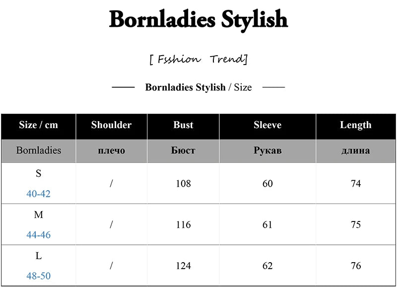 Bornladies 2025 Women's Spring Summer 100% Cotton Shirts Office Lady  Fashionable Solid Lady Long Sleeve Loose Tops Crepe Shirts.