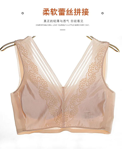 Big Size M-5XL 6XL 7XL Vest Bra Seamless Intimate Sexy Sleeping Bra For Women Soft Comfortable Sleep Active Bra Sport Bra 7XL BH